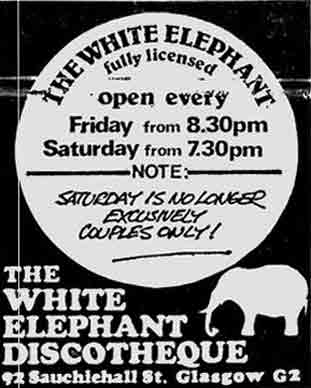 White Elephant advert 1977